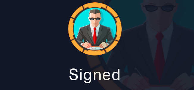 Signed HackTheBox Machine